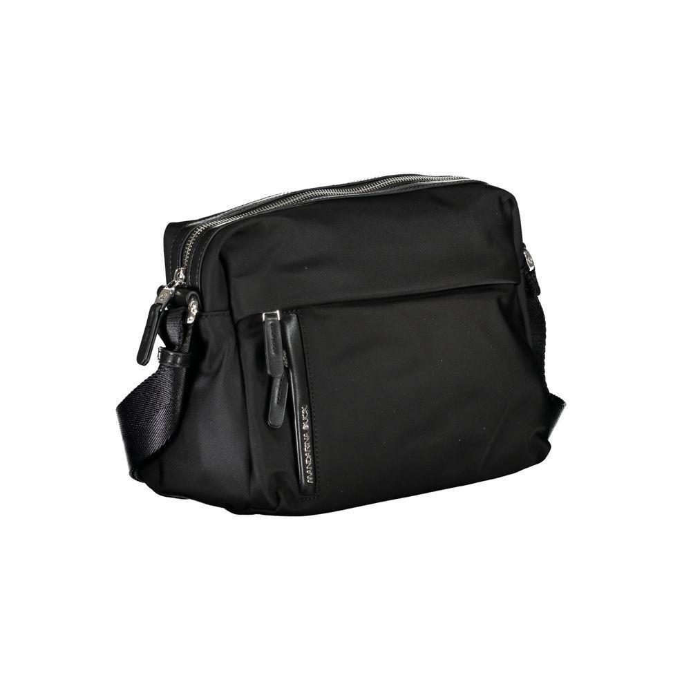 Front view with bag zipped and handles upright.