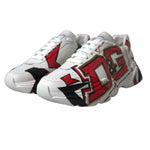 Dolce & Gabbana White Daymaster Hand Painted Sneakers MV5552-39