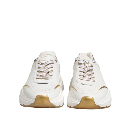 Dolce & Gabbana White Logo Daymaster Low Top Sneakers Shoes