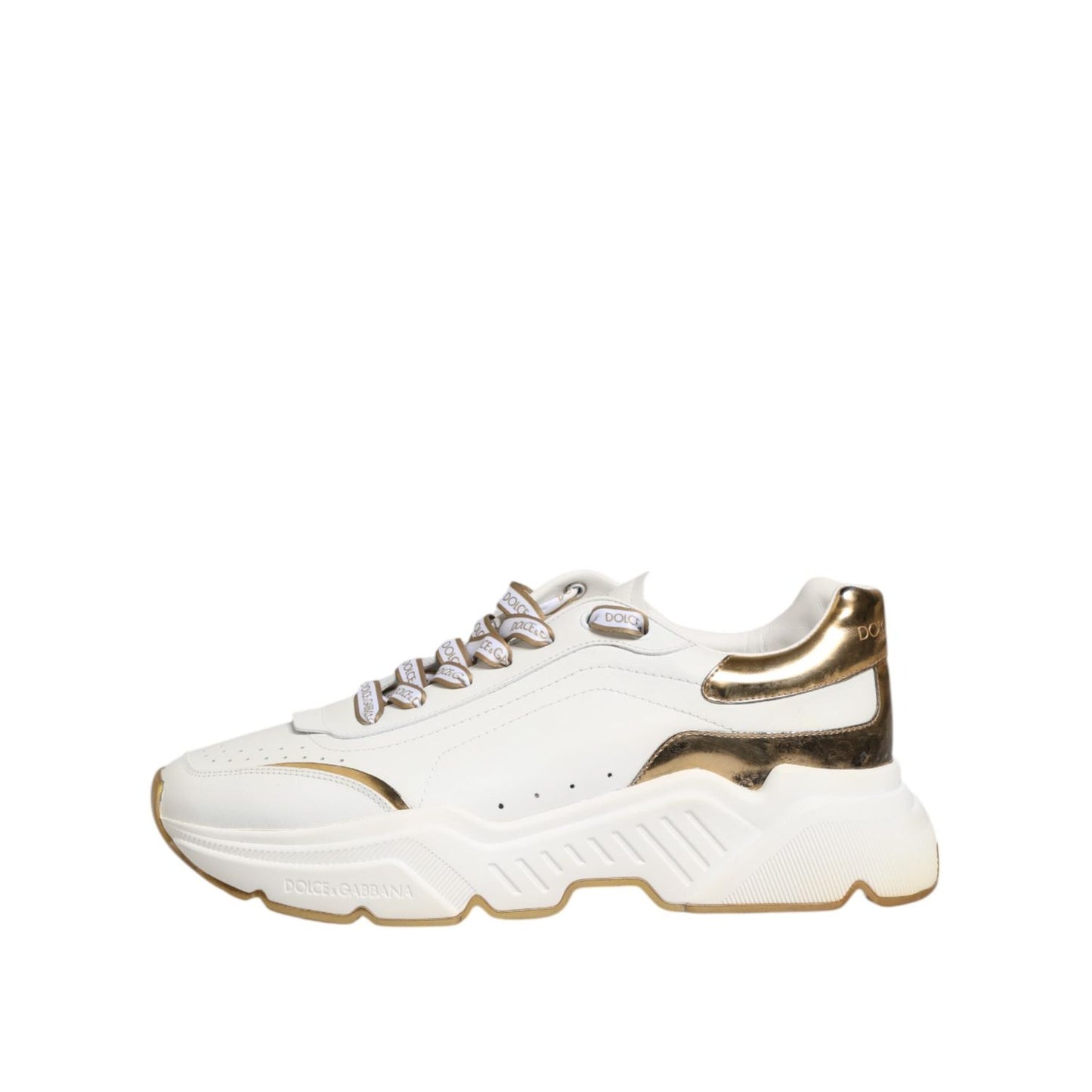 Dolce & Gabbana White Logo Daymaster Low Top Sneakers Shoes