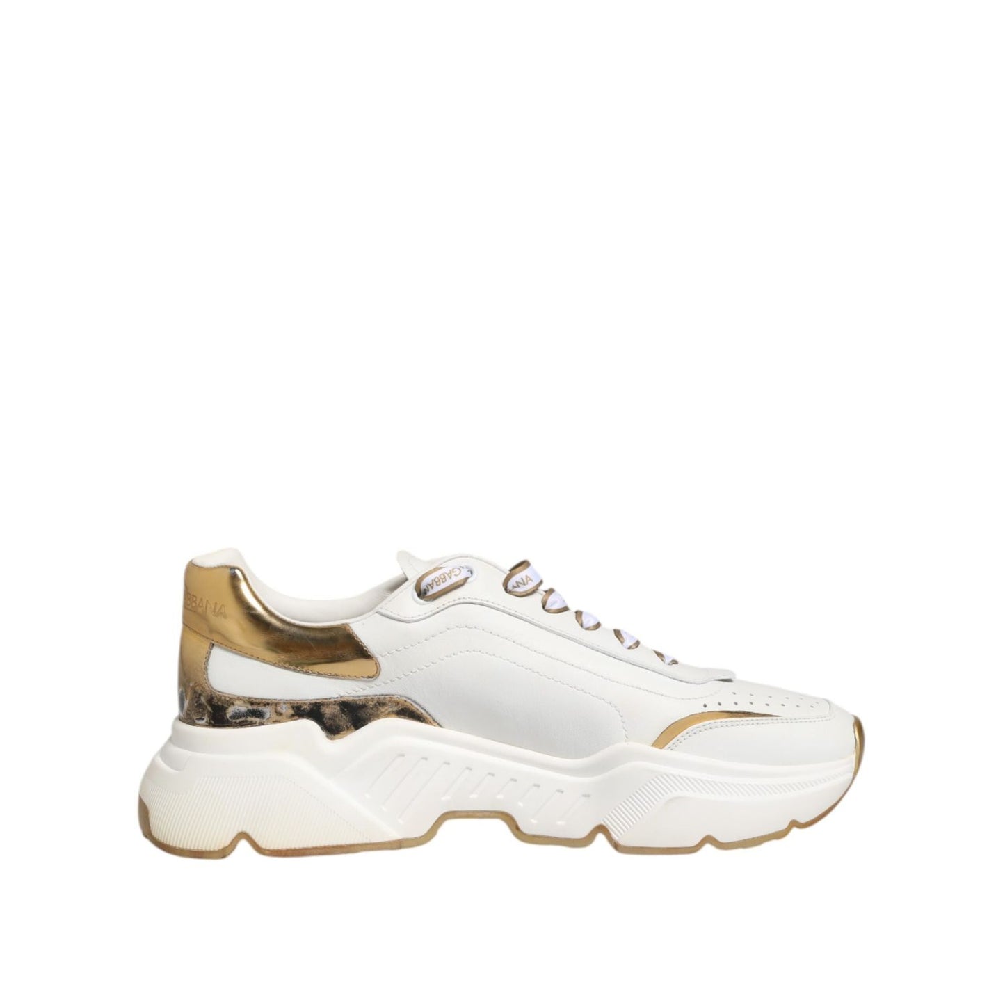 Dolce & Gabbana White Logo Daymaster Low Top Sneakers Shoes