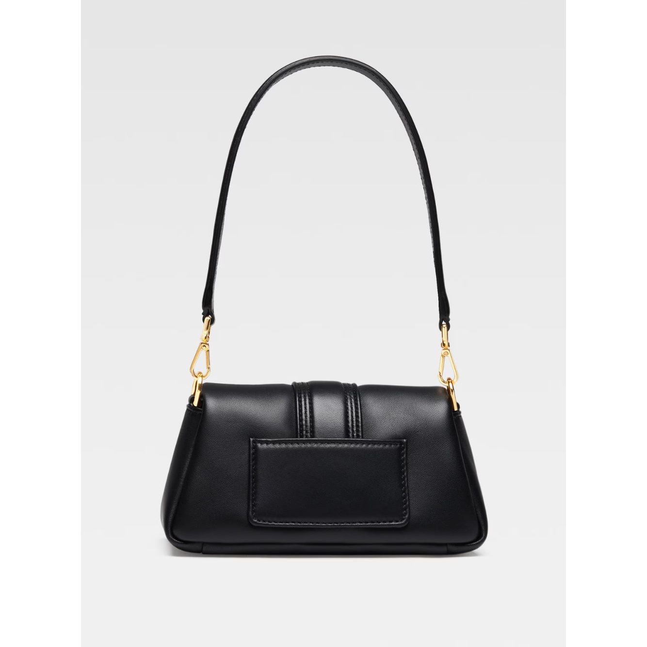 Front view with bag zipped and handles upright.