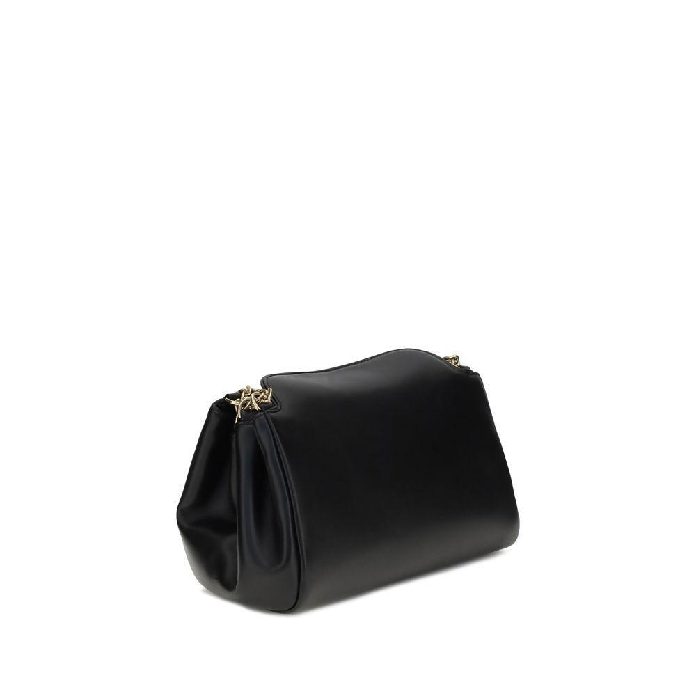 Front view with bag zipped and handles upright.