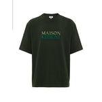 Maison Kitsuné Green Cotton T-Shirt
