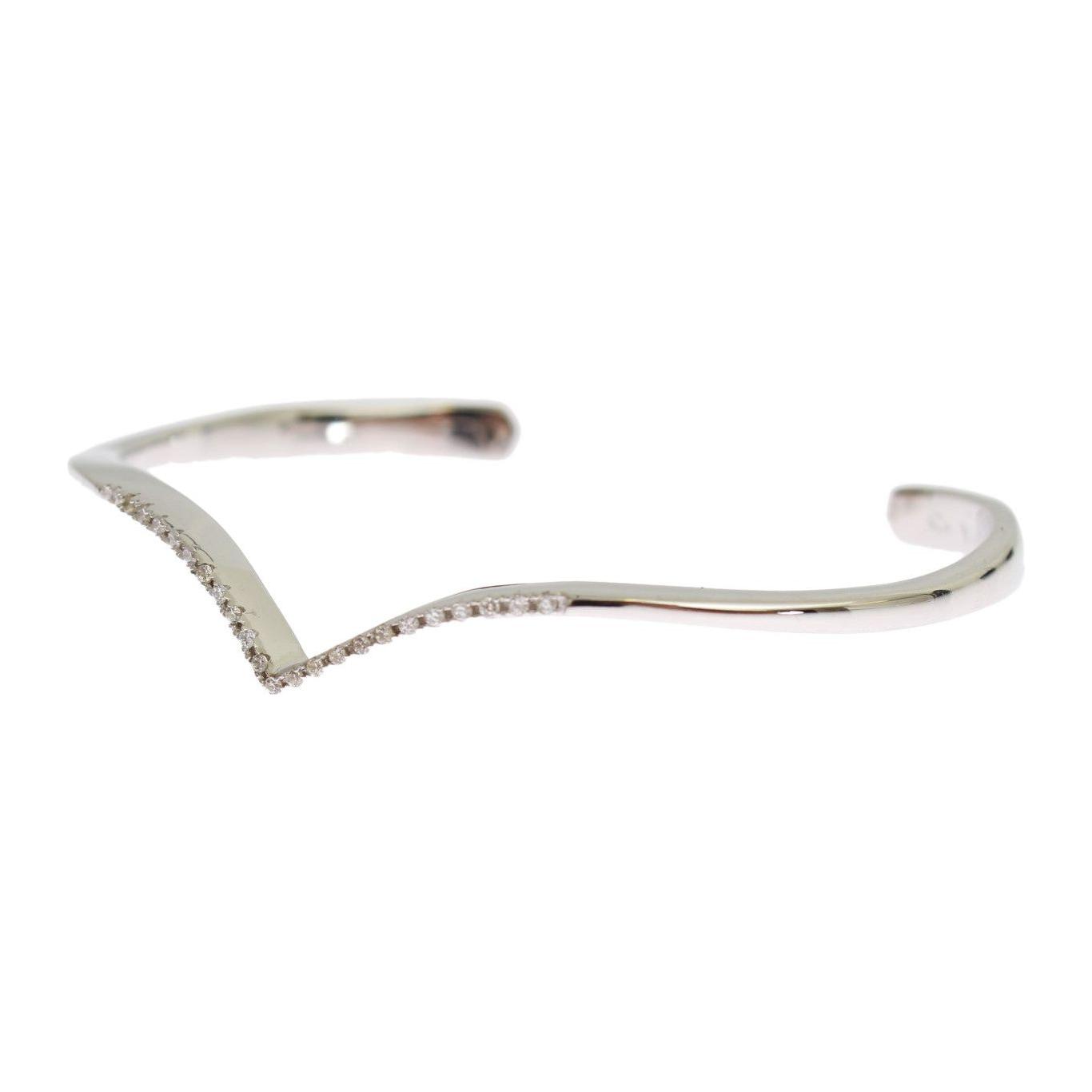 Nialaya Skyfall CZ 925 Silver Bangle Bracelet 1728,67345645728,Accessories,Bracelets - Jewellery - Accessories,Bracelets - Women - Jewelry,Category - Jewellery,Jewellery - Accessories,Jewelry,Material: 925 Sterling Silver,Men,New with tags,Nialaya,Silver,