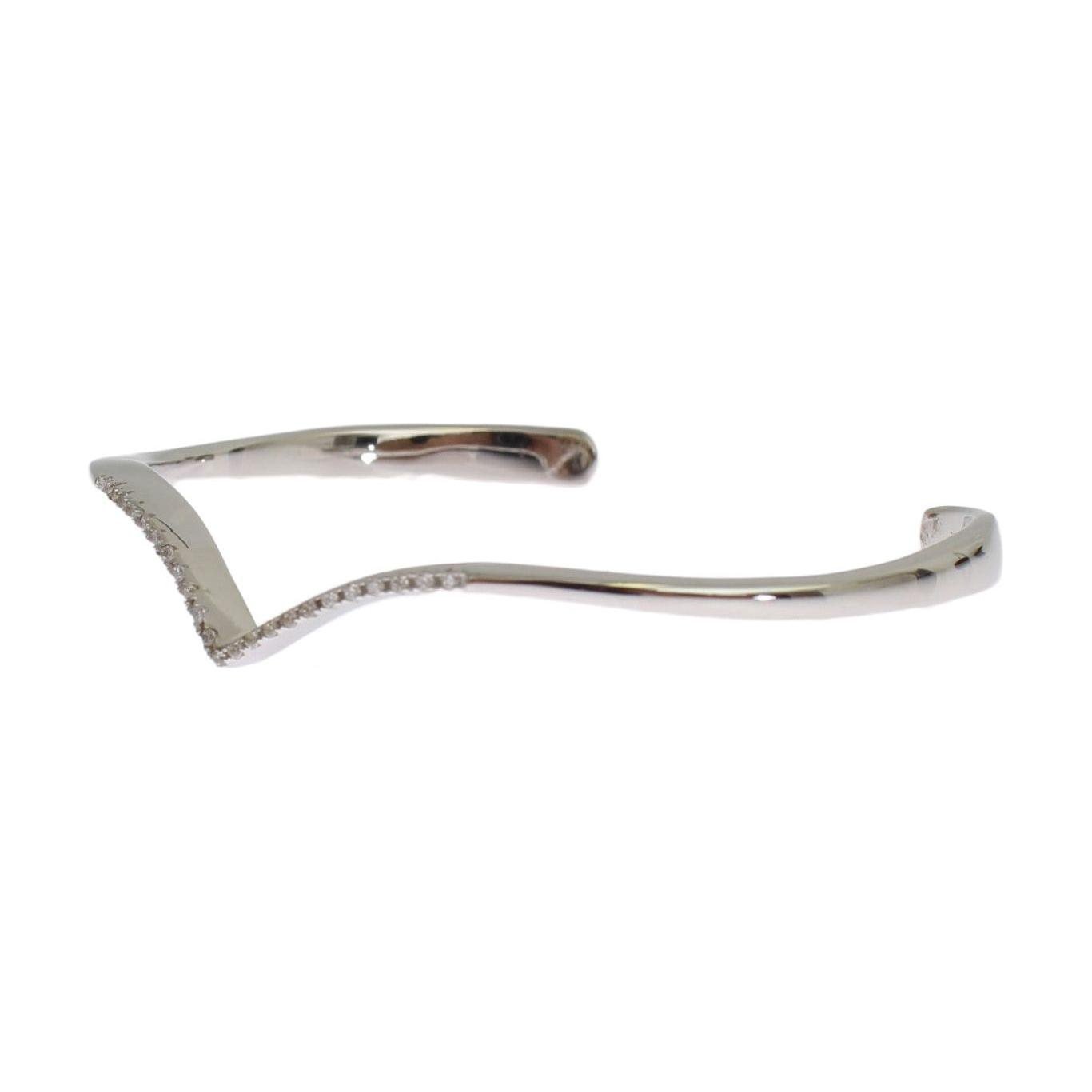 Nialaya Skyfall CZ 925 Silver Bangle Bracelet 1728,67345645728,Accessories,Bracelets - Jewellery - Accessories,Bracelets - Women - Jewelry,Category - Jewellery,Jewellery - Accessories,Jewelry,Material: 925 Sterling Silver,Men,New with tags,Nialaya,Silver,