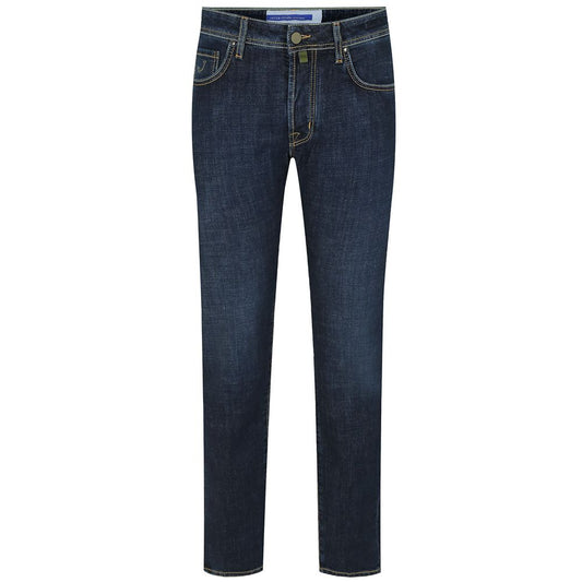 Jacob Cohen Blue Cotton Jeans & Pant
