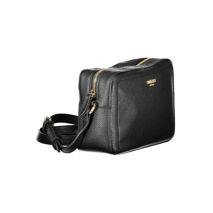 Twinset Black Polyurethane Women's Camera Bag