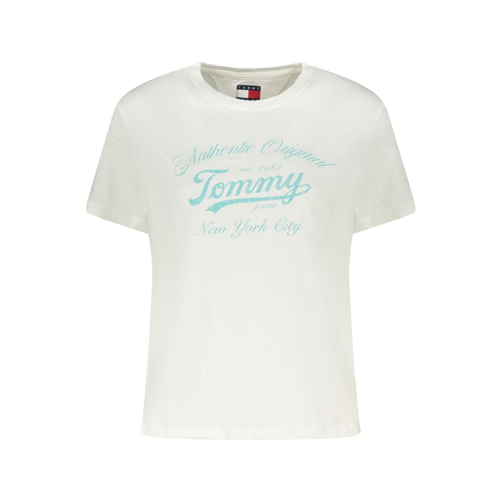 Tommy Hilfiger Bianco Cotton Women T-Shirt