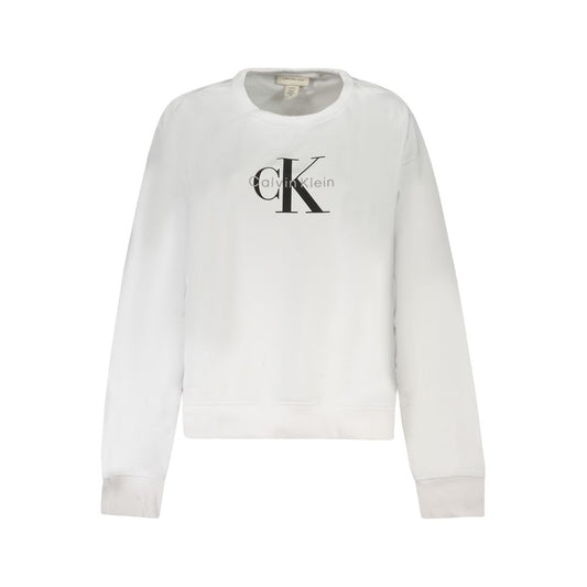 Calvin Klein White Cotton Women Sweatshirt