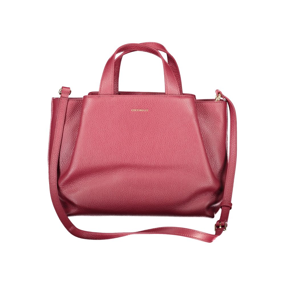 Coccinelle Purple Leather Women Handbag