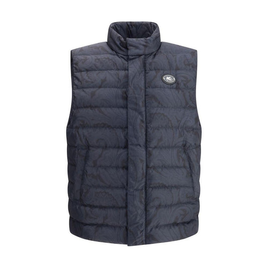 Etro Logo Down Vest ET-MRBB000399SASN7X0883-L