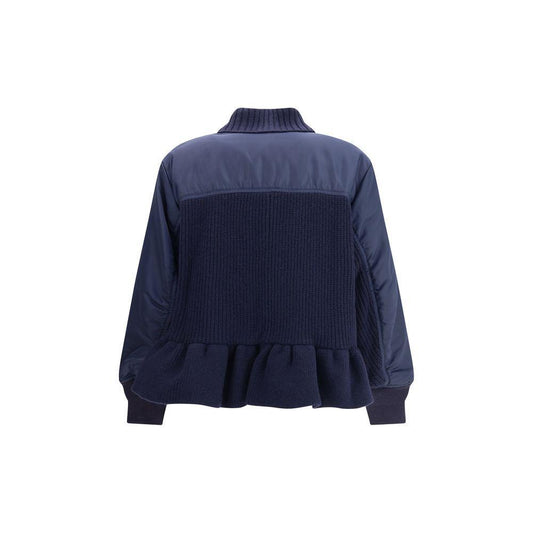 Undercover Bomber Jacket with wool inserts UN-UP2E1207NAVY-2