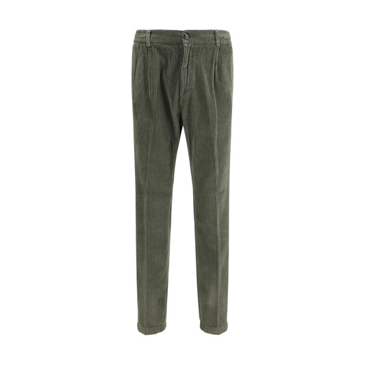 Cruna Bicolor Cotton Casual Pants