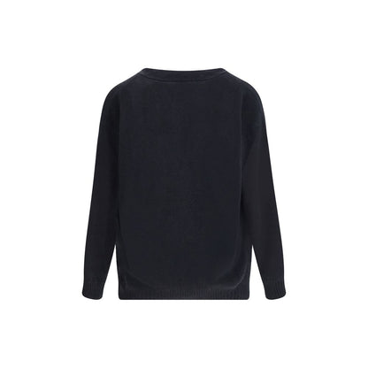 Laneus Black Cashmere Cardigan