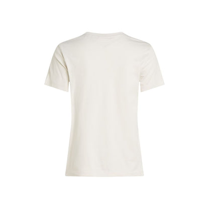 Calvin Klein Jeans Beige Recycled Cotton T-Shirt