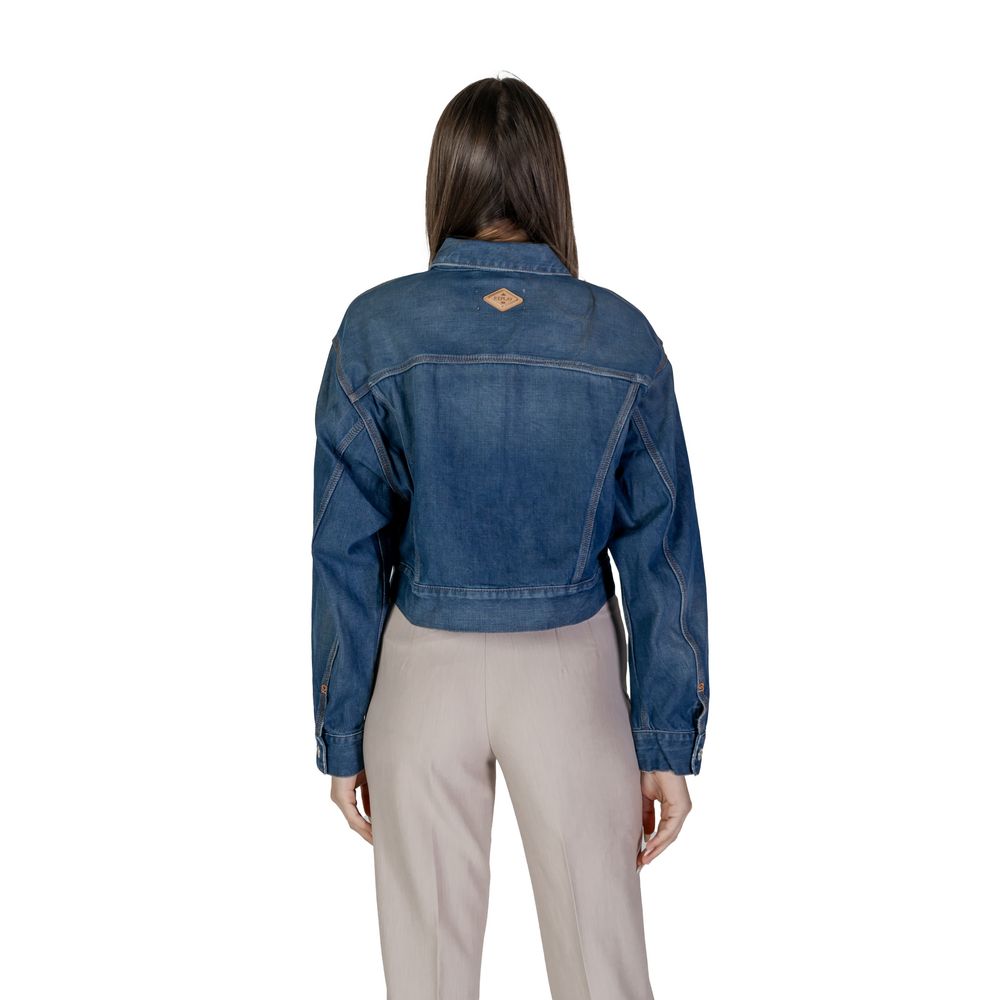 Replay Blue Cotton Denim Jacket 1728,71956299936,Blue,Clothing,Denim Jackets - Jackets & Coats - Clothing,IT38|XS,Jackets & Coats - Clothing,New with tags,Replay,Women