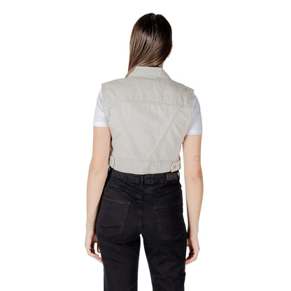 Only Light Blue Cotton Sleveless Jacket 1728,71956299936,Clothing,IT38|XS,IT40|S,IT42|M,IT44|L,Jackets & Coats - Clothing,Light Blue,New with tags,Only,Sleveless Jacket - Jackets & Coats - Clothing,Women