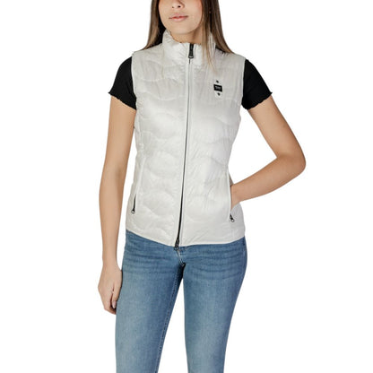 Blauer White Polyamide Sleveless Jacket 1728,71956299936,Blauer,Clothing,IT44|L,Jackets & Coats - Clothing,New with tags,Sleveless Jacket - Jackets & Coats - Clothing,White,Women,XL