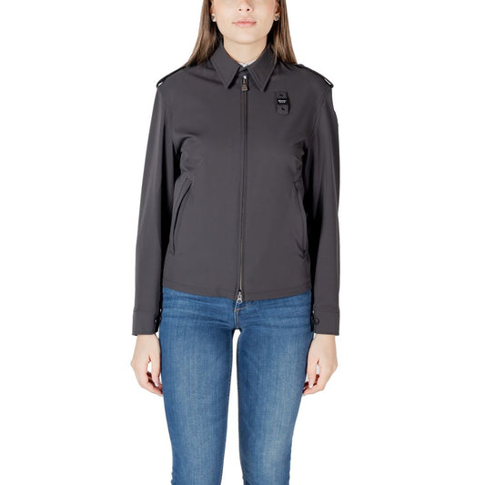 Blauer Black Polyamide Biker Jacket 1728,71956299936,Biker Jackets - Jackets & Coats - Clothing,Black,Blauer,Clothing,IT38|XS,IT40|S,IT42|M,Jackets & Coats - Clothing,New with tags,Women