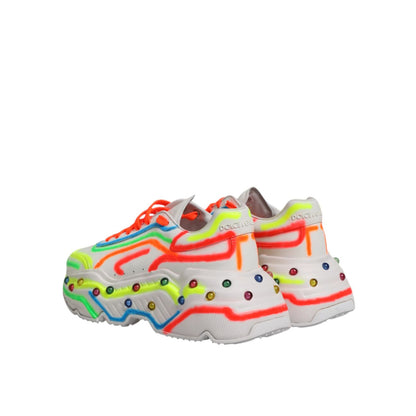 Dolce & Gabbana Multicolor Daymaster Low Top Sneakers Shoes Dolce & Gabbana