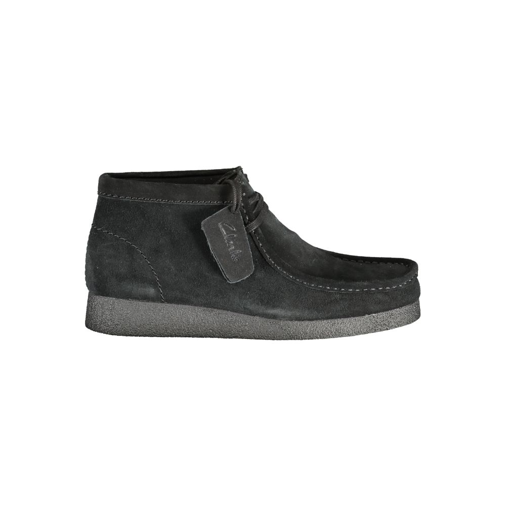 Clarks Nero Leather Men Sneaker 1728,67403481248,Black,Boots - Shoes,Clarks,EU41/US8,EU42/US9,Lace-Up Boots - Boots - Shoes,Men,New with tags,Shoes