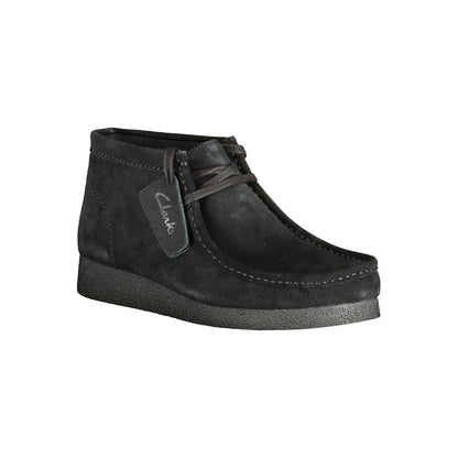 Clarks Nero Leather Men Sneaker 1728,67403481248,Black,Boots - Shoes,Clarks,EU41/US8,EU42/US9,Lace-Up Boots - Boots - Shoes,Men,New with tags,Shoes