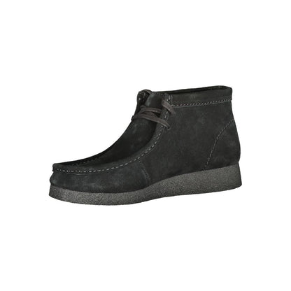 Clarks Nero Leather Men Sneaker 1728,67403481248,Black,Boots - Shoes,Clarks,EU41/US8,EU42/US9,Lace-Up Boots - Boots - Shoes,Men,New with tags,Shoes