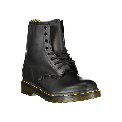 Dr. Martens Black Leather Unisex Ankle Boot