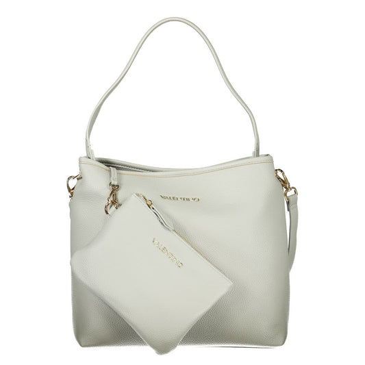 Mario Valentino Grigio Polyurethane Women Shoulder Bag 1728,67403481248,Bags,Gray,Handbags - Bags,Mario Valentino,New with tags,Women