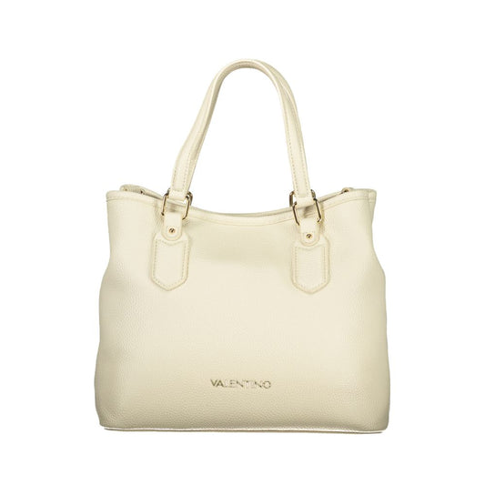 Mario Valentino Beige Polyurethane Women Handbag 1728,67403481248,Bags,Beige,Handbags - Bags,Mario Valentino,New with tags,Women