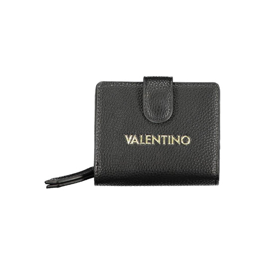 Mario Valentino Black Polyurethane Women Wallet