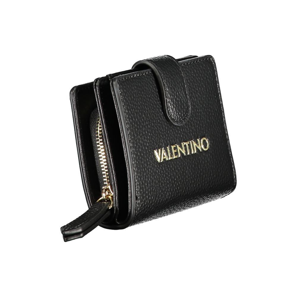 Mario Valentino Black Polyurethane Women Wallet