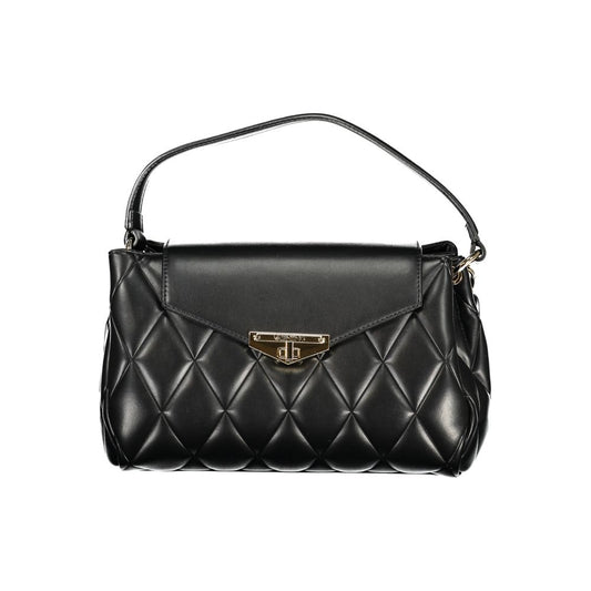 Mario Valentino Black Polyurethane Women's Handbag 1728,67403481248,Bags,Black,Handbags - Bags,Mario Valentino,New with tags,Women