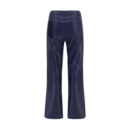 L'Agence Blue Cotton Casual Pants