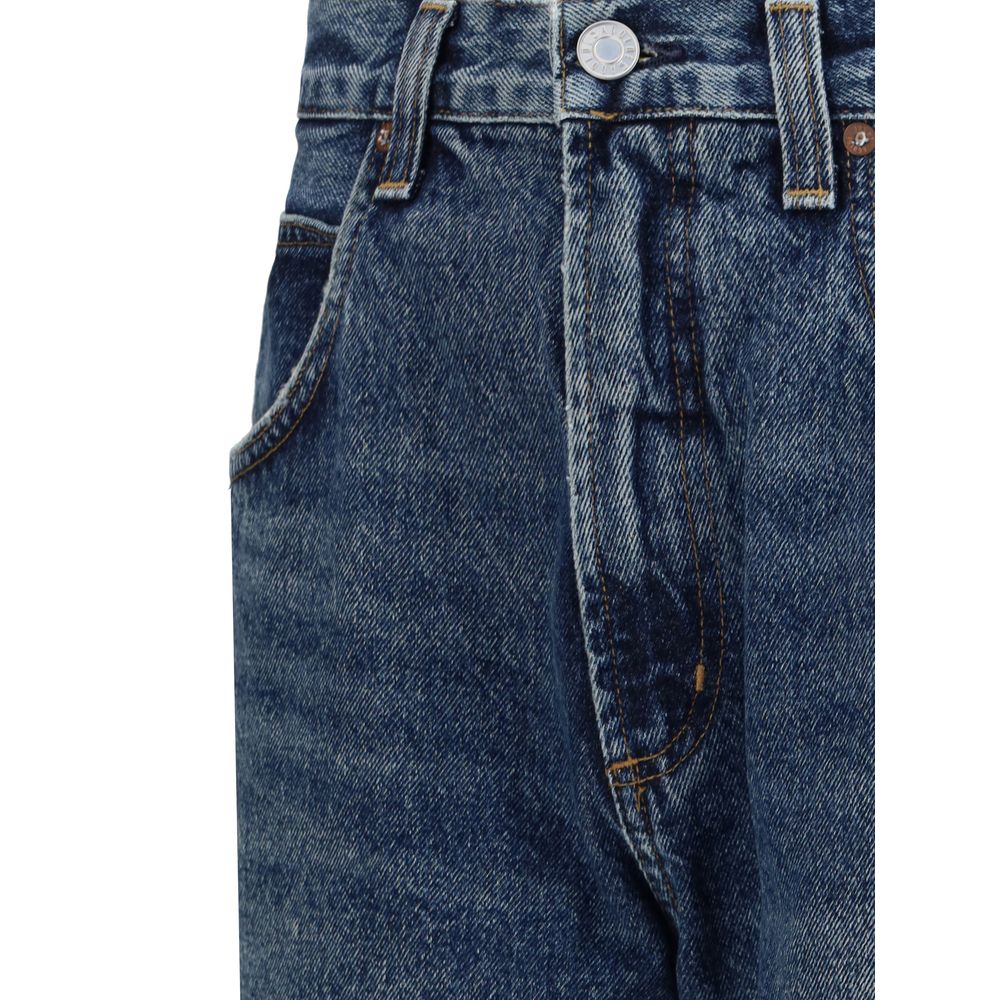 Agolde Blue Cotton Jeans Denim