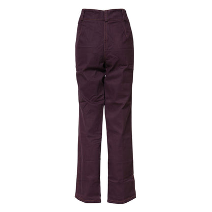 BENCIVENGA Purple High Waisted Tapered Pants