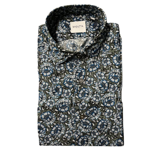 Bagutta Multicolor Cotton Men's Shirt