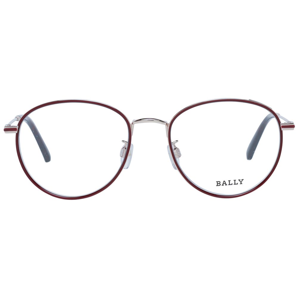 Bally Burgundy Metal Glasses (Frames)