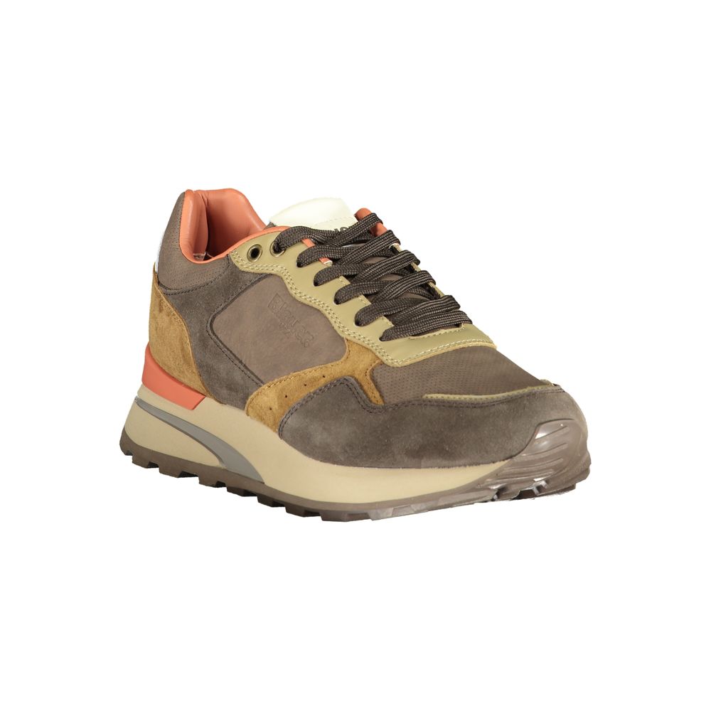 Blauer Marrone Polyurethane Men Sneaker