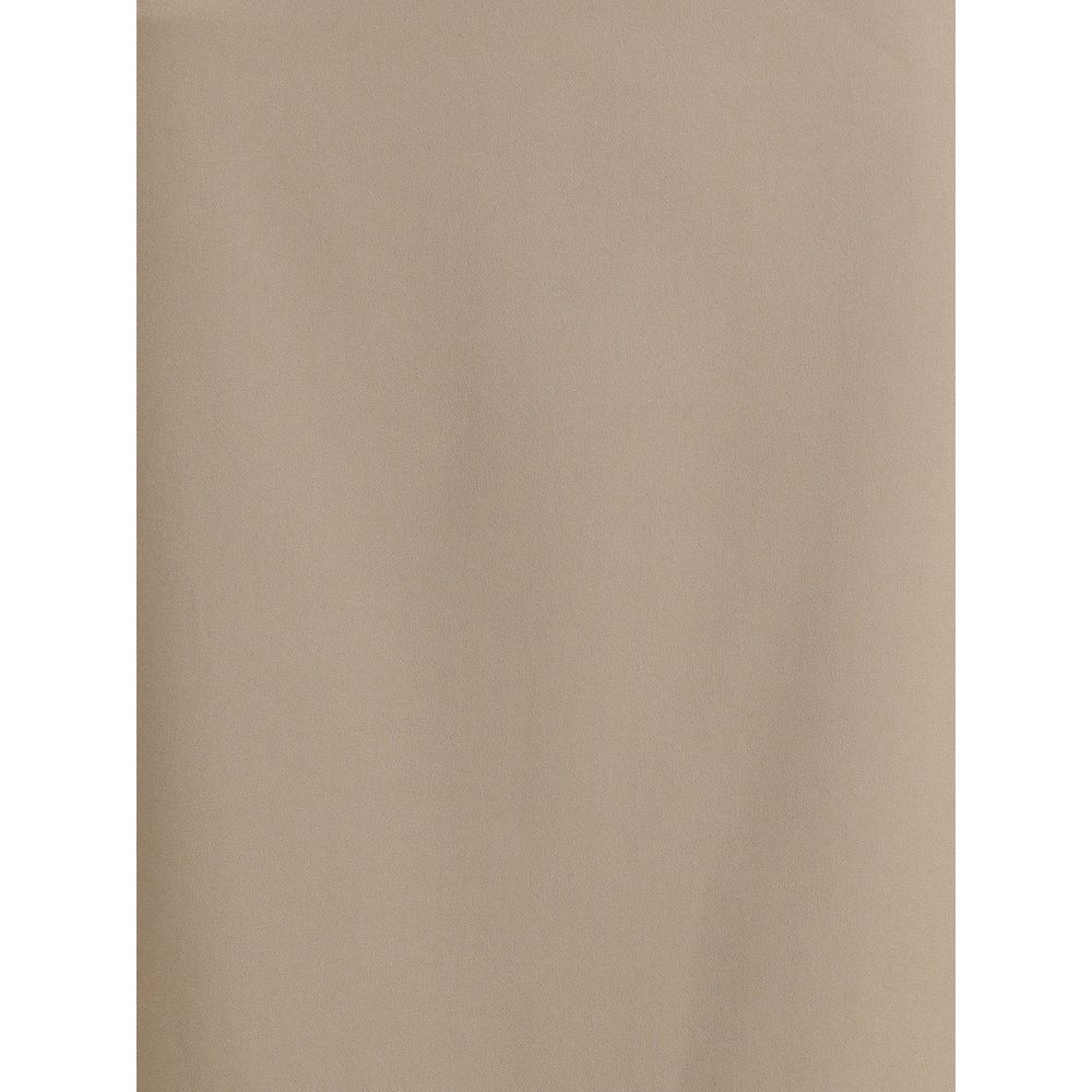 Brunello Cucinelli Gray Acetate Midi Skirt Brunello Cucinelli