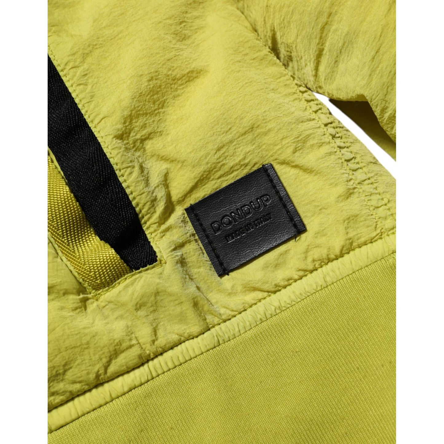 Dondup Yellow Polyamide Zipper Bomber Women’s Jacket