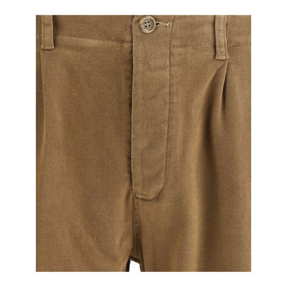 Germano Brown Cotton Pants