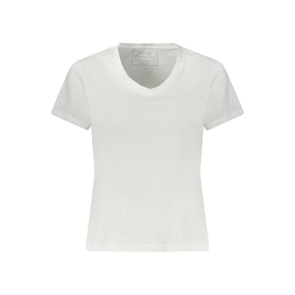 Guess Jeans Bianco Cotton Women T-Shirt