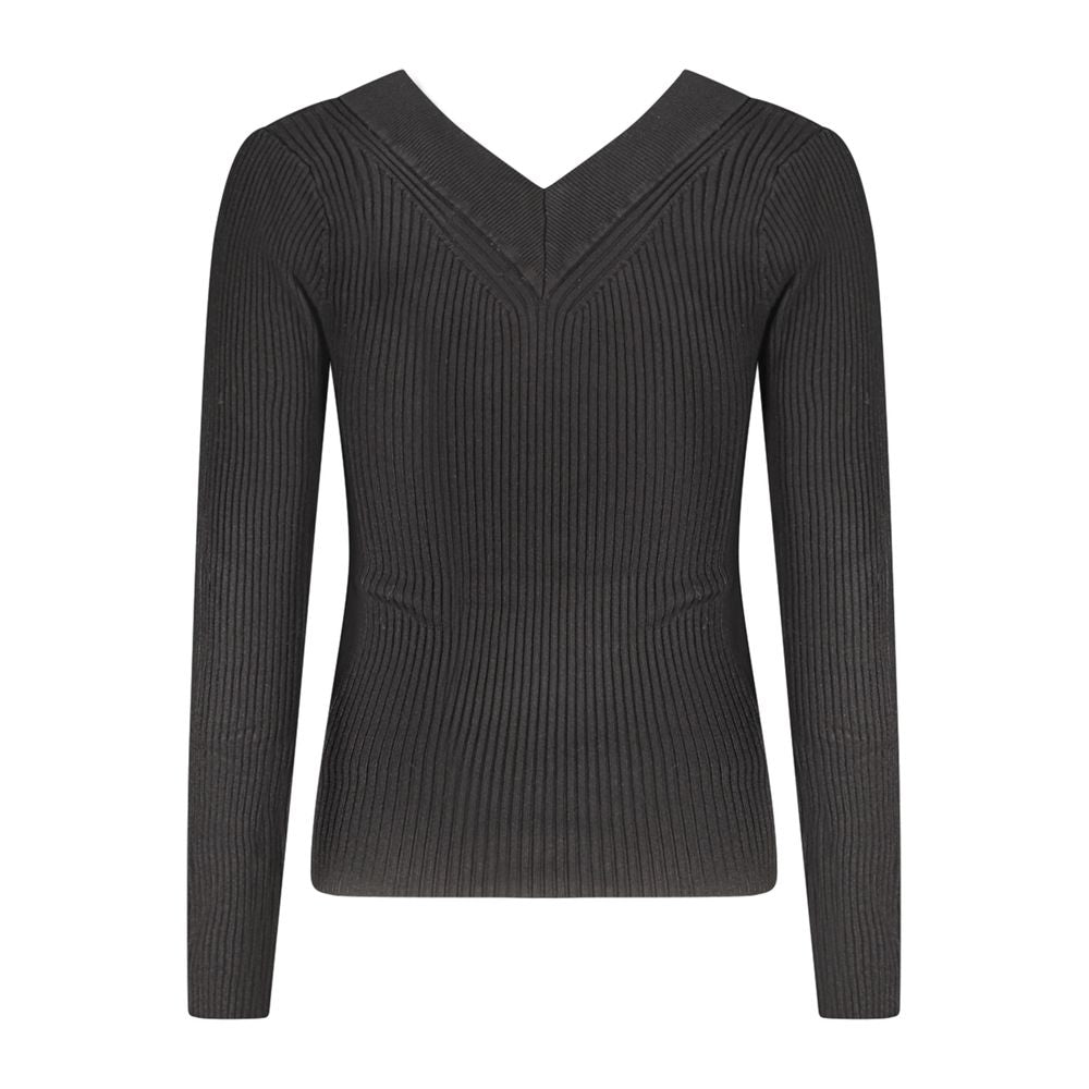 Guess Jeans Black Viscosa Women Sweater