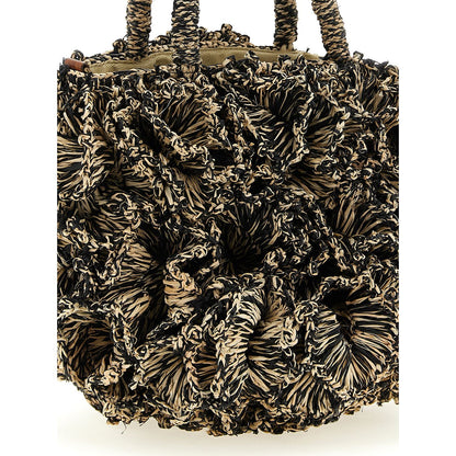 Ibeliv Bicolor Raffia Handbag