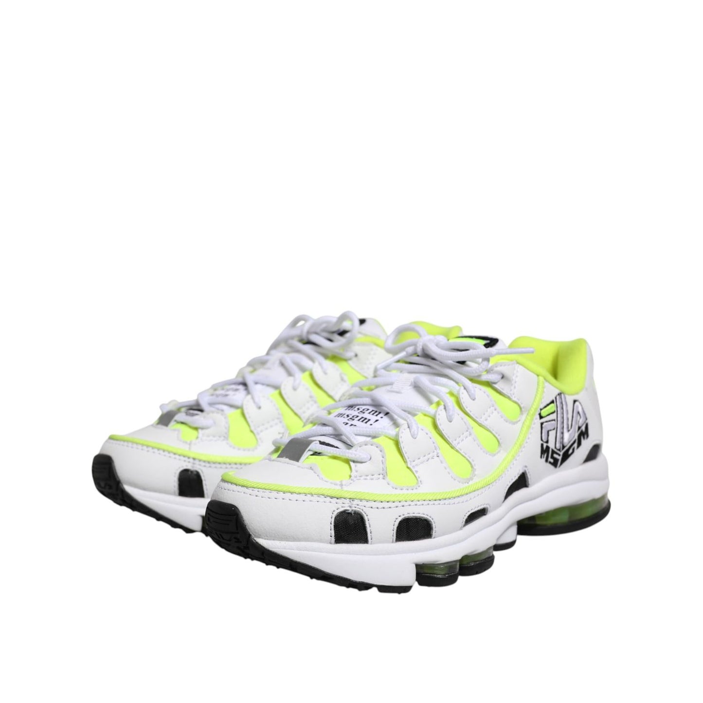 MSGM Multicolor Low Top Trainers Lace Up Sneakers Shoes