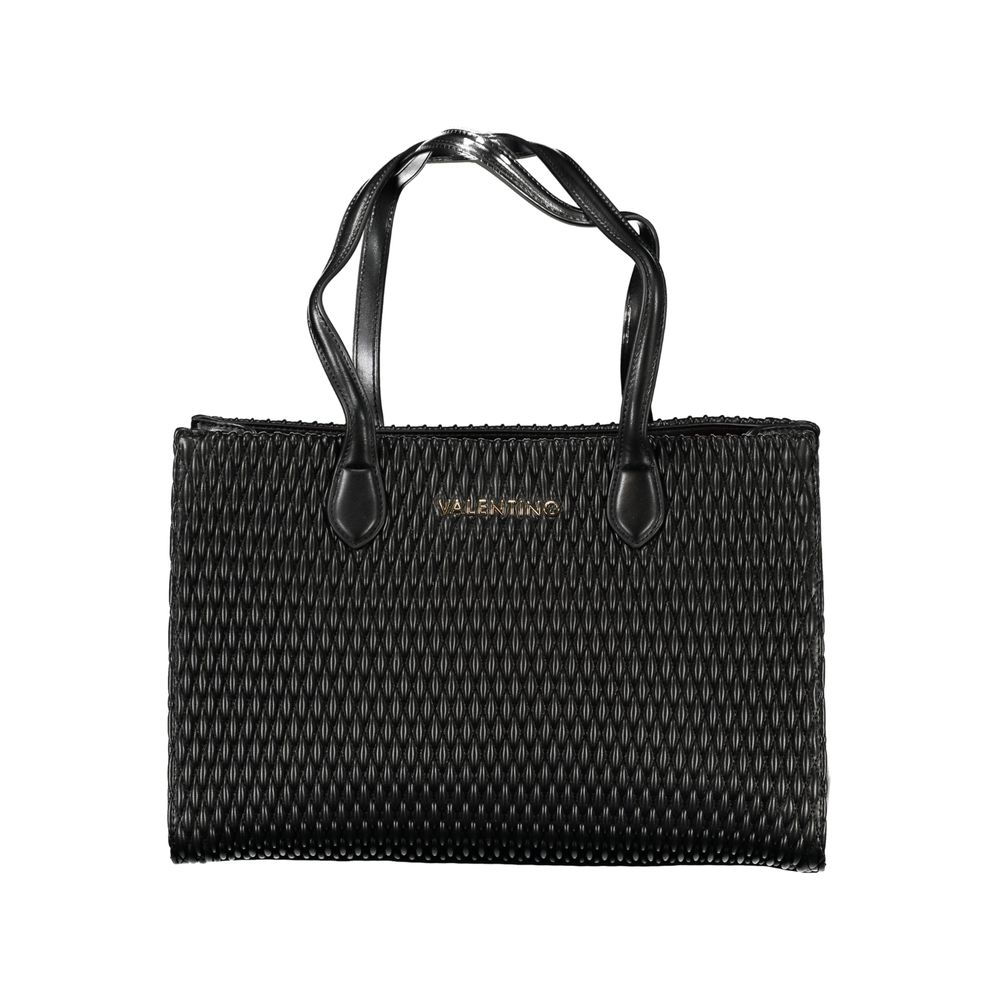 Mario Valentino Black Polyurethane Women Shoulder Bag