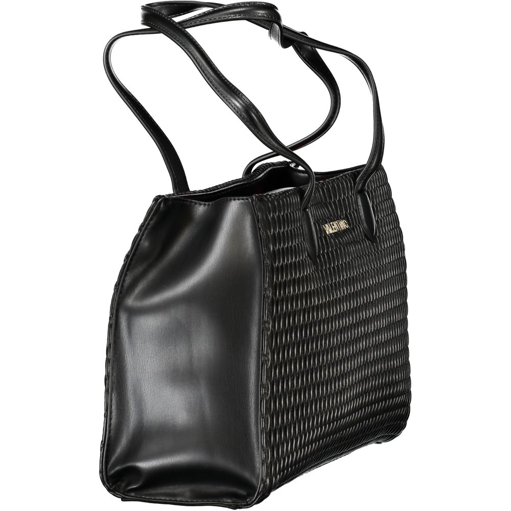 Mario Valentino Black Polyurethane Women Shoulder Bag
