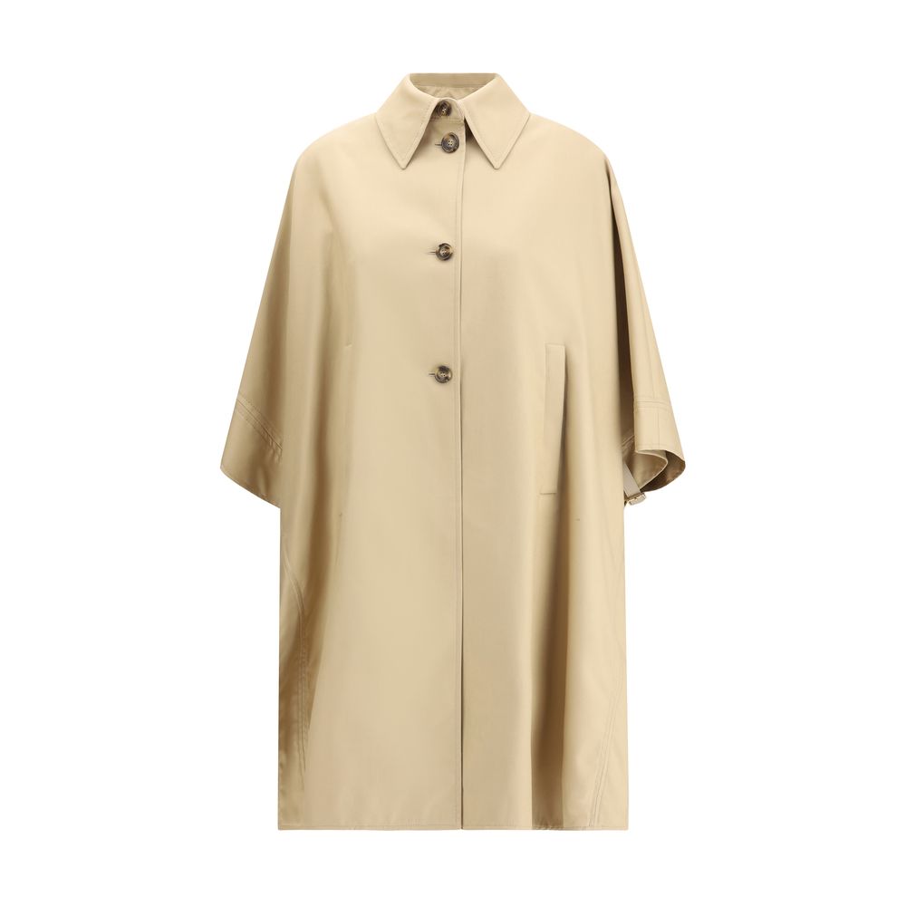 Max Mara Beige Cotton Coat Max Mara